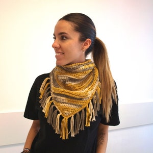 Patrón de Cuello DAKOTA de crochet, Tutorial PDF imagen 6