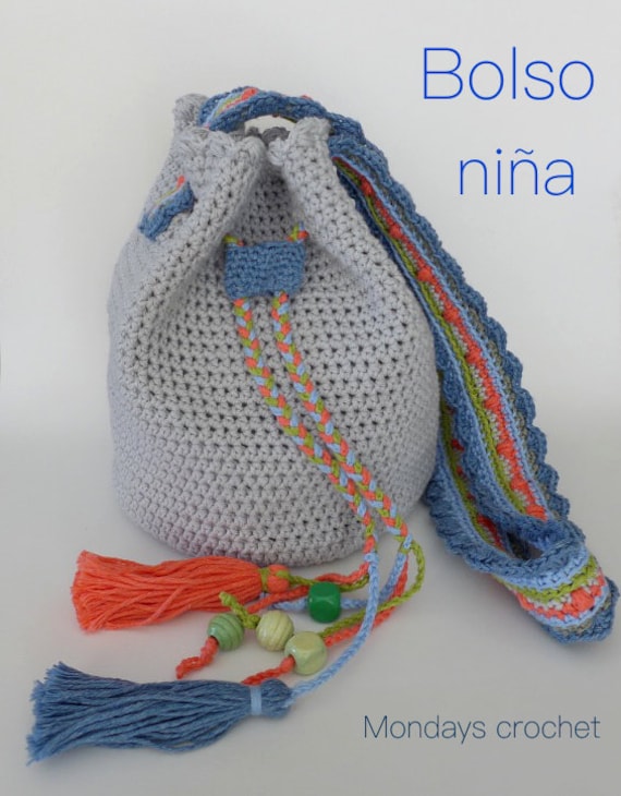 Patrón Bolso para niña crochet. tutorial de - Etsy España
