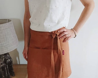 Linen Apron: Kitchen, Garden, Work Apron