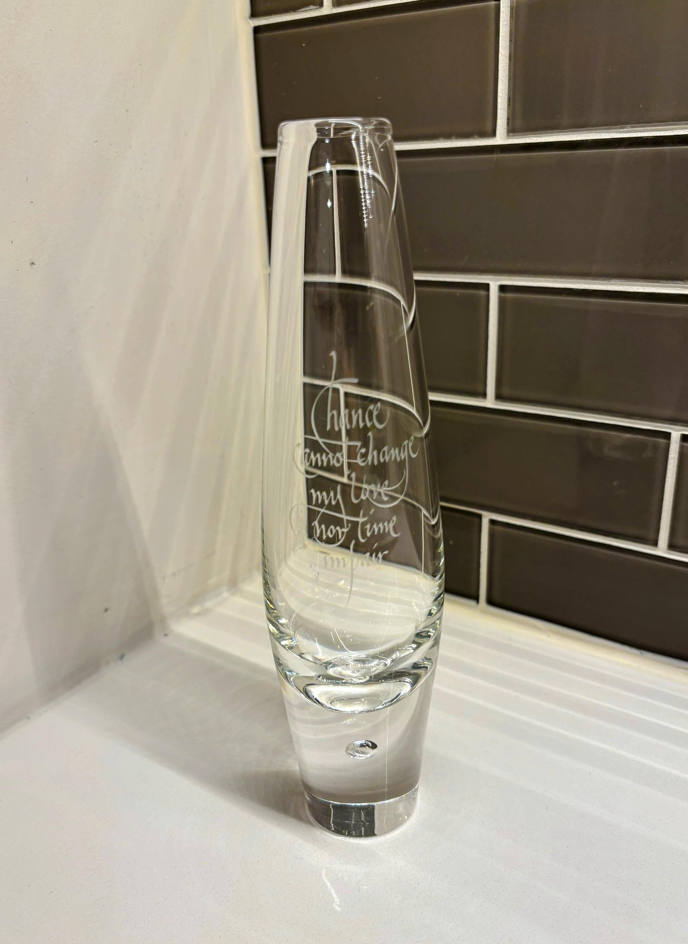 Steuben ステューベン クリスタル花器 29cm 80年代ヴィンテージ Steuben Vase - Etsy