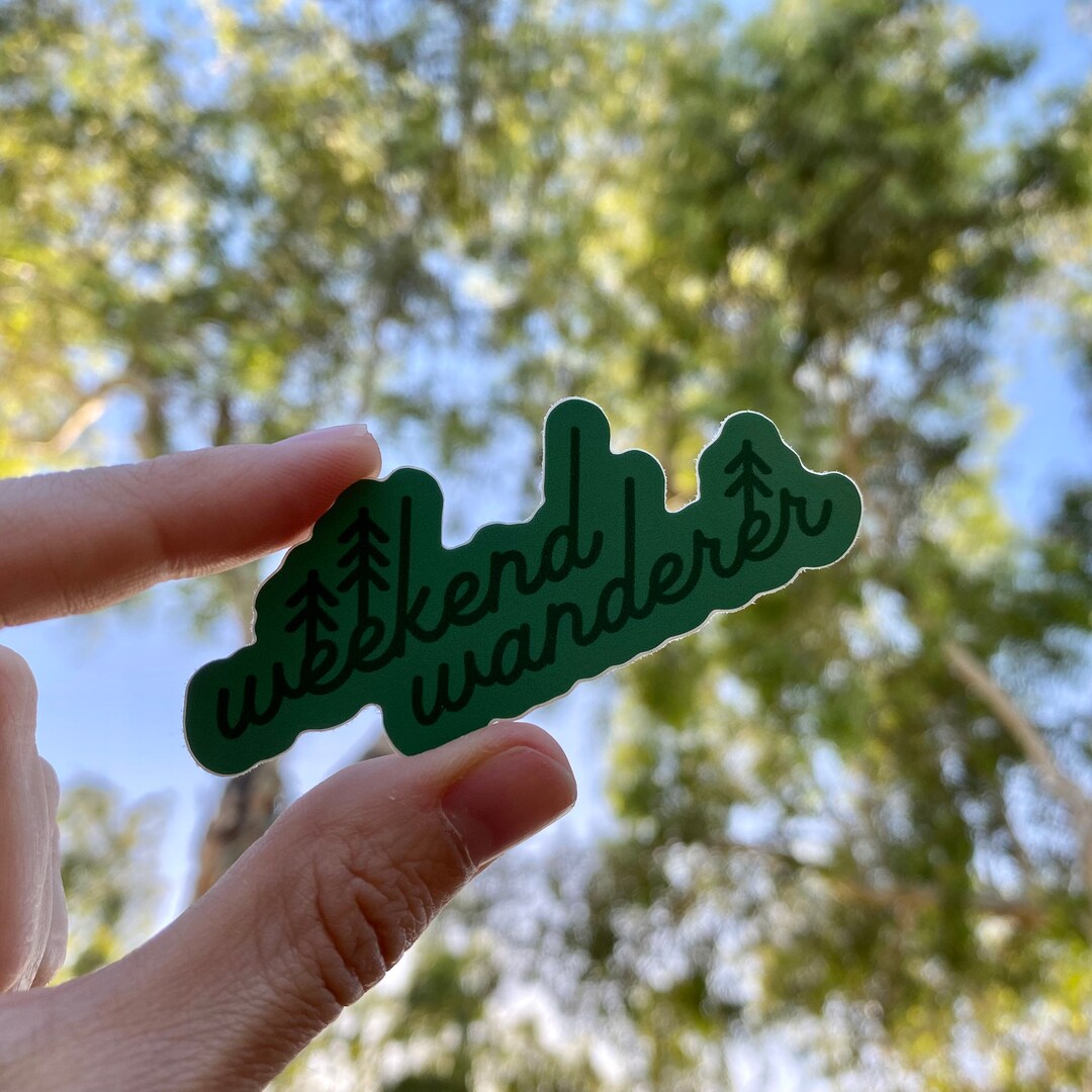 Outdoorsy Stickers for Car Nature Stickers for Hydroflask Etsy