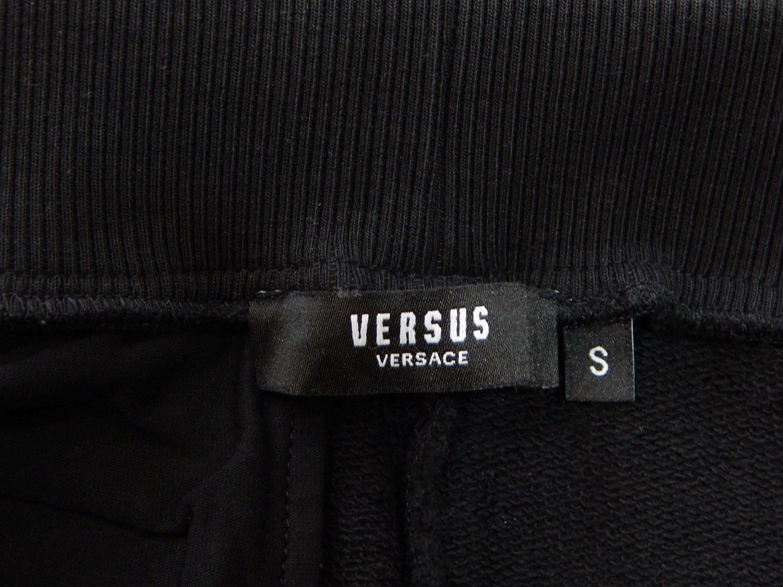 Versace Versus GIANNI VERSACE Italy Black Faux Leather Cotton - Etsy