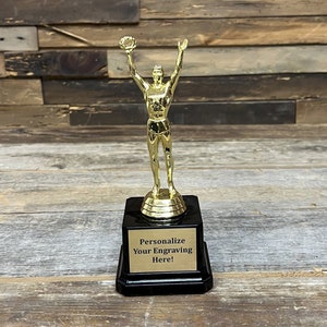 Victory Male Trophy | Best Dad Award | Gag Gift & Achievement Award | Best Dad, Boyfriend, or Employee Gift | Personalized Victory Award