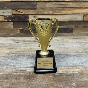 Victory Cup Trophy | Gold Trophy Cup | Sports Award or Achievement Trophy | Custom Award for Winners and Champions | Sports Award Trophy