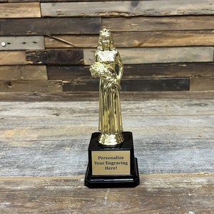 Queen Trophy Beauty Queen Princess Award Pageant Trophy | Pageant Award for Girls and Women |  Best Wife Trophy | Female Champion Trophy
