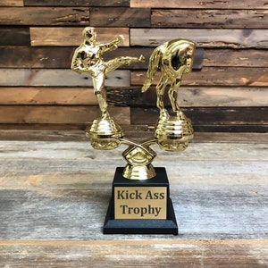 Kick Ass Trophy Horse Ass Trophy Karate Kicks Ass