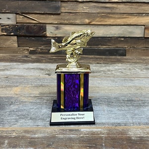 Master Baiter Column Trophy Big Bass Award