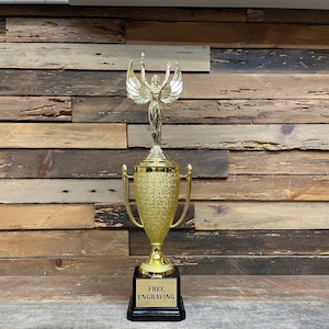 Female Victory Cup Trophy | Personalized Achievement Trophy for Women | Custom Award for Competitions, Events, or Recognition for Women