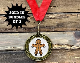 Best Gingerbread House Christmas Medal Bundle of 3