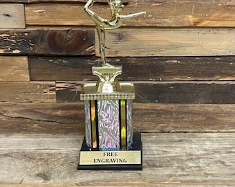 Gymnastics Award  | Personalized Gymnastic Trophy | Female Gymnast Award | Acrobatic Recognition Award | Sports Trophy | Achievement Award