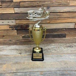 Motorcycle Cup Trophy | Custom Biker Award | Rider Achievement Cup | Biker Racing Trophy | Best Rider Award | Personalized Racing Cup