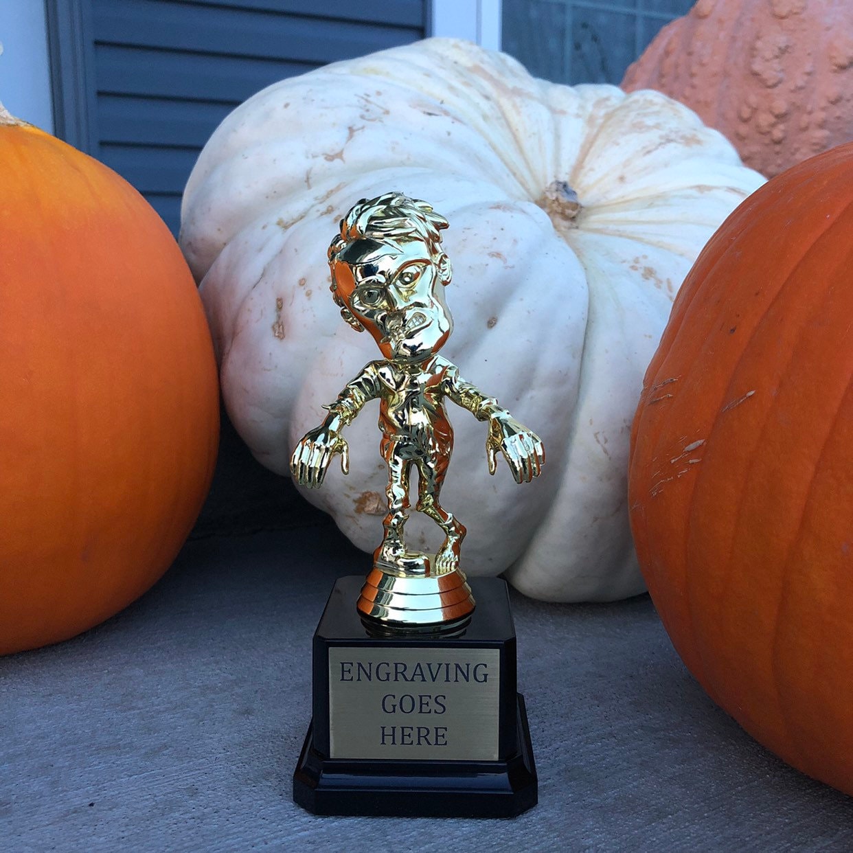 Halloween Trophy Costume Party Prize Free Engraving Halloween Party Favor