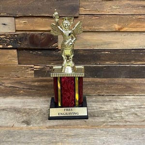Spelling Bee Champion Trophy | School Spelling Contest Award | Personalized Bee Winner Prize | Best Speller Award | Quiz Bee Winner Keepsake