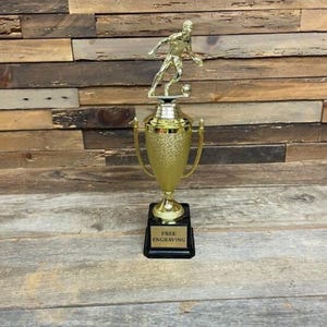 Soccer Male Cup Trophy | Personalized Soccer Trophy for Men | Tournament Winner Award | All Star Award | Sports Award Trophy for Players