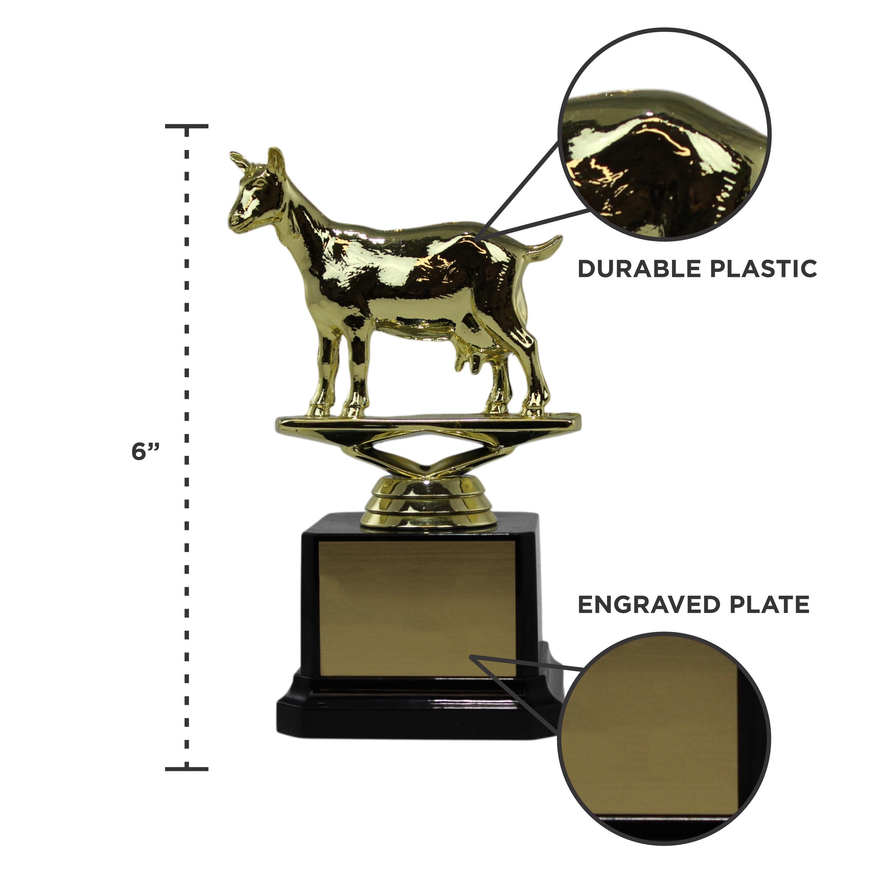 GOAT Trophy | G.O.A.T Greatest of All Time Trophy | You the GOAT