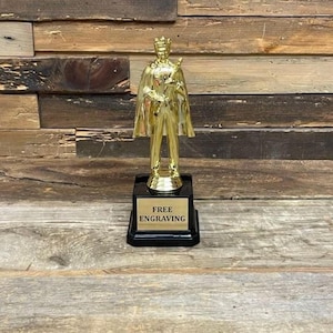 King Trophy | Best Husband Award | Personalized Royal Award | Best Husband or Boyfriend Gift | Personalized Keepsake | Royal King Trophy