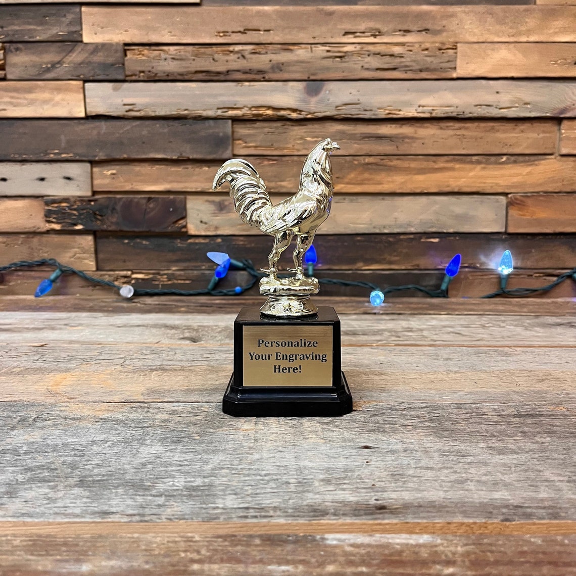 Biggest Chicken Award Rooster Trophy | Funny Rooster Trophy | Gag Gift ...