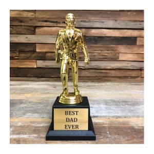 Best Dad Ever World's Best Dundie Award Trophy The Office TV Show Best Salesman