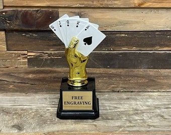 Poker Hand Trophy