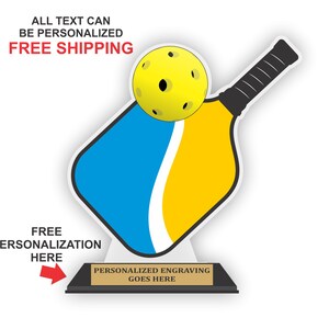 Single Paddle Acrylic Award