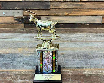 Trofeo GOAT: Premio al mejor de todos los tiempos (8,25 pulgadas)