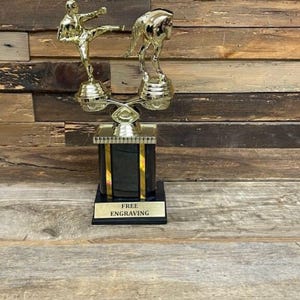Kick Ass Trophy | Joke Trophy Award | Funny Party Trophy | Fun Work Award | Gag Trophy Gift | Funny Trophy for Office Secret Santa