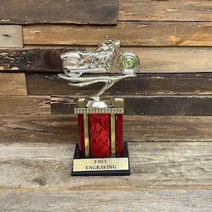 Premio Softail de motocicleta / Premio de motociclista personalizado / Premio Ride or Die / Premio de evento de motociclistas / Premio de evento de motocicletas / Premio de exhibición de motos personalizadas