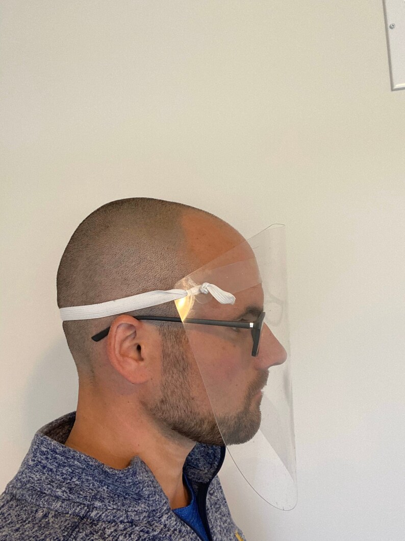 2 Pack Clear Face Shield V3 Medical Visor Made in USA Etsy