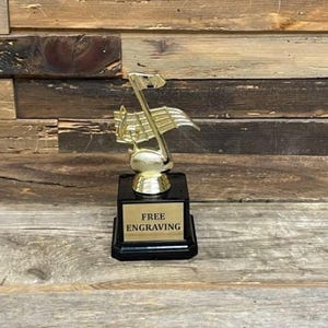 Music Note Trophy | Music Star Award | Musician Recognition Trophy | Music Lover Gift | Band Award | Music Student Trophy