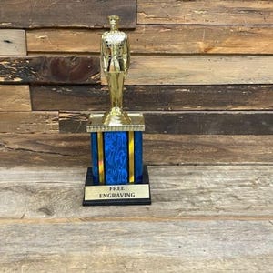 Military Male Trophy | Armed Forces Award | Veteran Recognition Award | Armed Forces Appreciation Award | Service Award Gift | Custom Gift