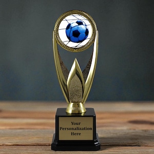 Goal Scorer’s Glory! Victory Trophy Award | Customizable Soccer Award Design | Champions of the Pitch! | Women’s Soccer Trophy |