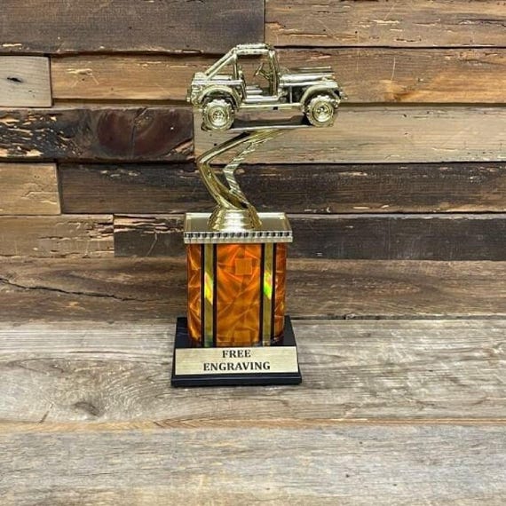 Jeep Trophy | Custom Off-Road Trophy | Jeep Lover Gift | Custom Jeep Gift for Car Shows or Events
