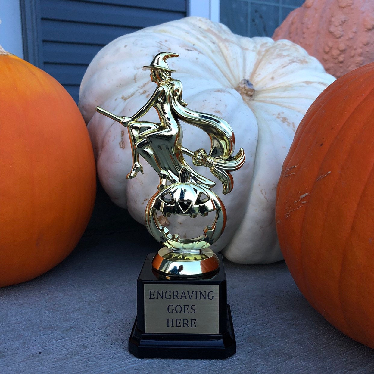 Halloween Trophy Costume Party Prize Free Engraving Halloween Party Favor
