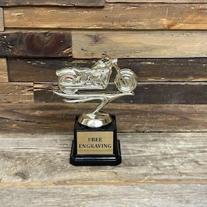 Motorcycle Softail Trophy | Custom Biker Award | Personalized Trophy for Riders | Custom Riding Achievement Trophy | Unique Biker Award