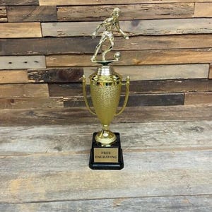 Soccer Female Cup Trophy | Women’s Soccer Champion Trophy | Athlete Gift | Sports Achievement | Soccer Player Award Trophy | MVP Player Gift