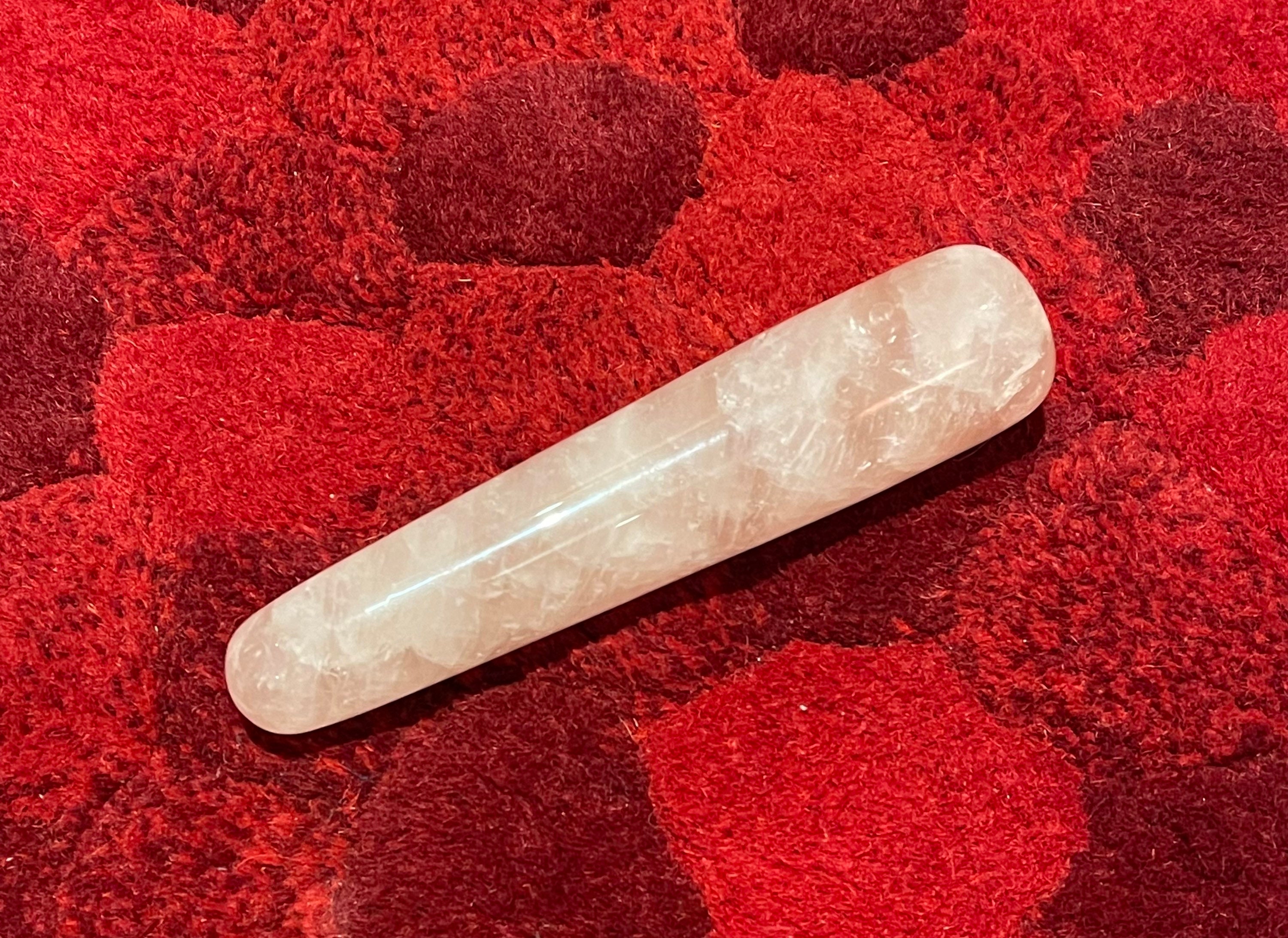 YONI WAND Rose Quartz Massage Wand Crystal Healing Self Care