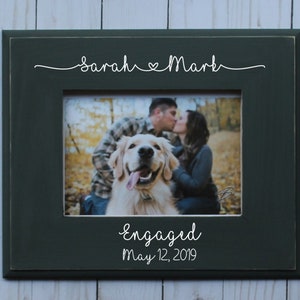 Engagement Gift for Couples, Personalized Engagement Frame, Personalized Engagement Gift, Gift for Couple, Wedding Gift, Engagement gift