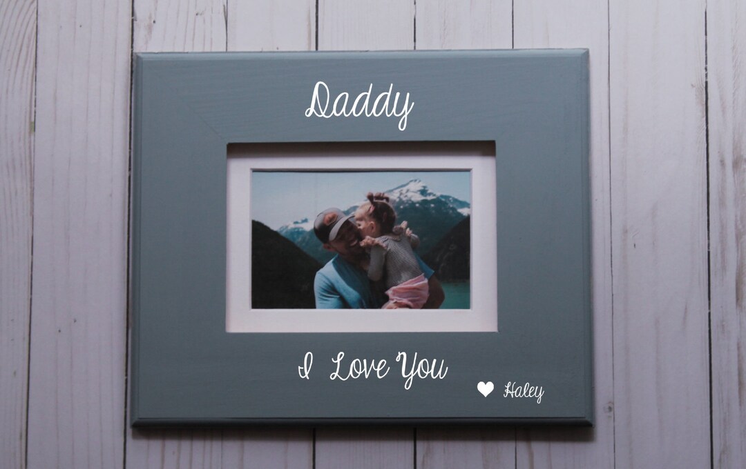Personalized Father's Day Picture Frame 5x7, Daddy Photo Gift - Etsy