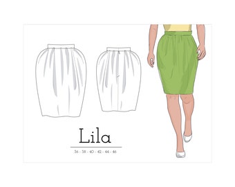 Tulip Skirt PDF Sewing Pattern