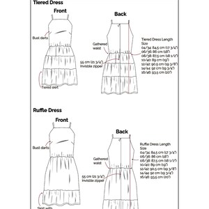 Tiered Halter Dress Dress PDF Sewing Pattern | Ruffle Halter Dress ...