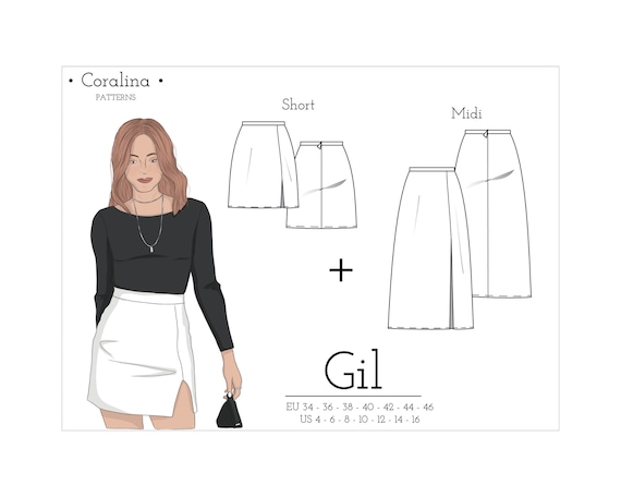 ANDMARY】Kate slit mini skirt