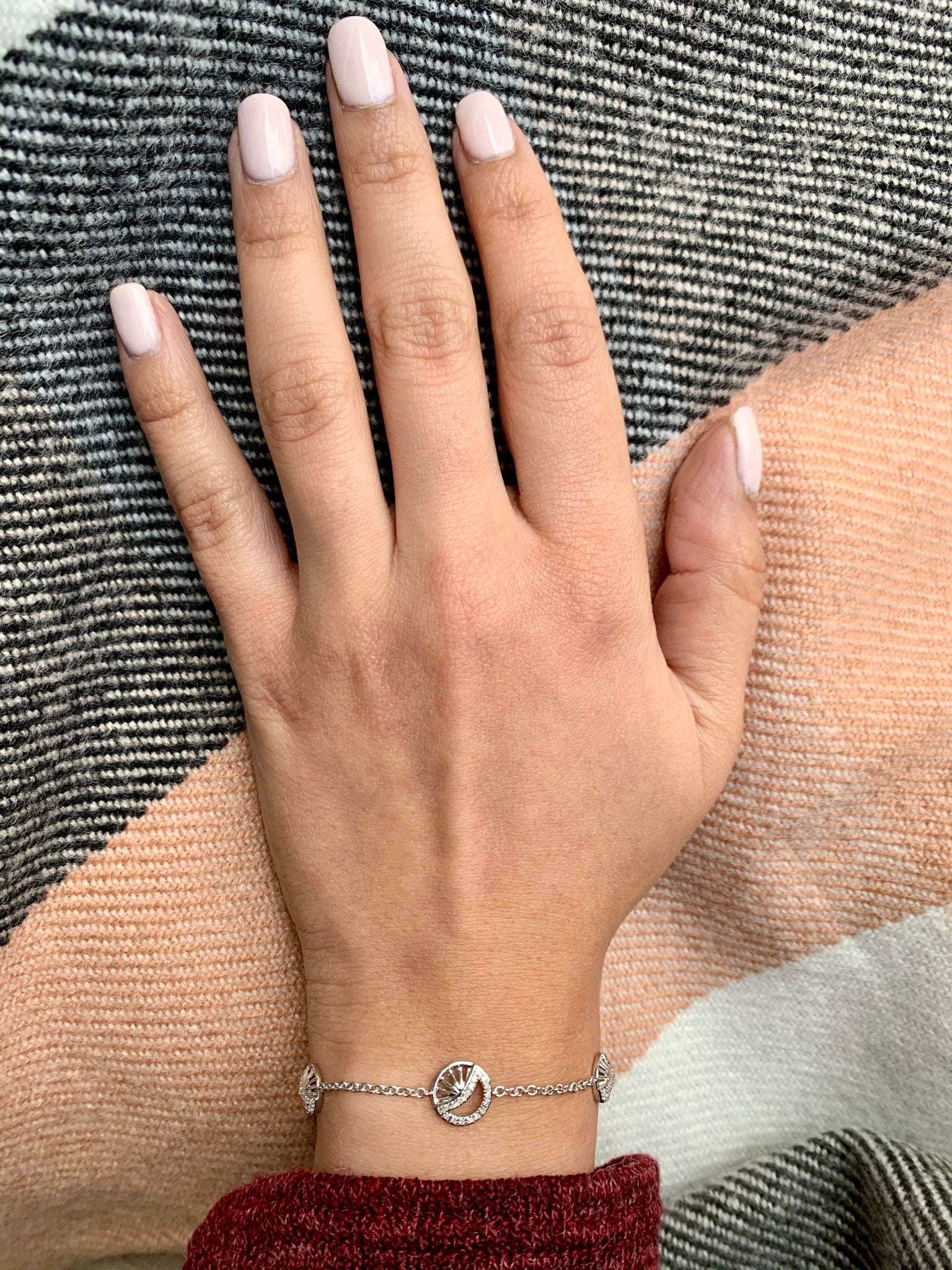 Sterling Silver Moon Bracelet
