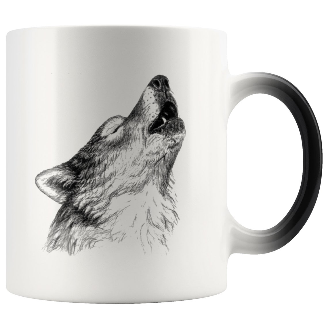Wolf Coffee Mug 11 oz. Ceramic Magic Coffee Cup Gift Idea For Etsy