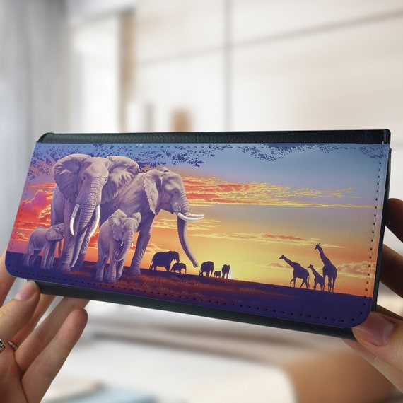Regalos elefante cartera de cuero para mujeres Etsy España