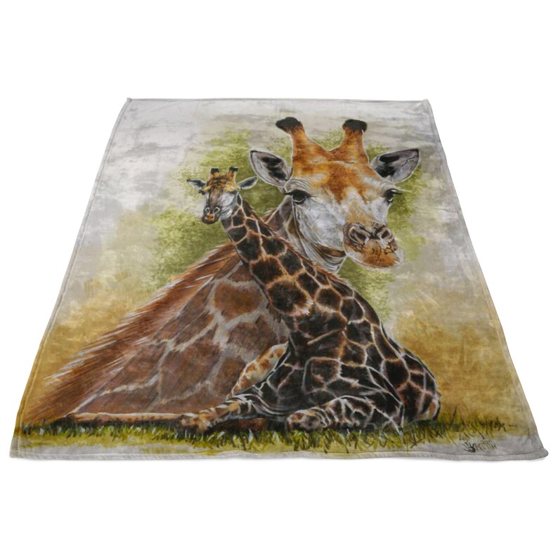 Giraffe Blanket Unique and Awesome Fleece Throw Blanket for Etsy