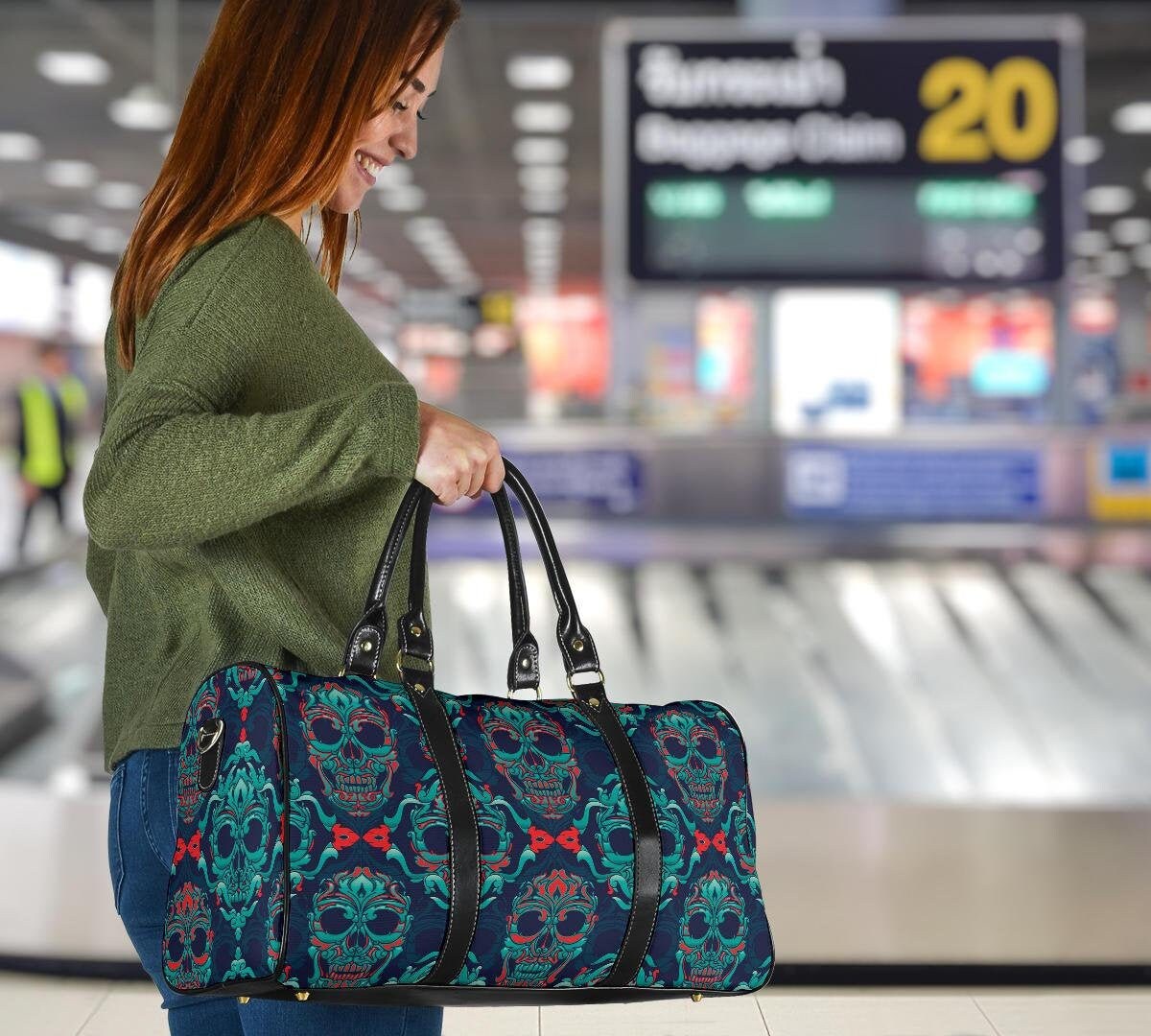 Skull Weekender Bag Overnight Bag for 