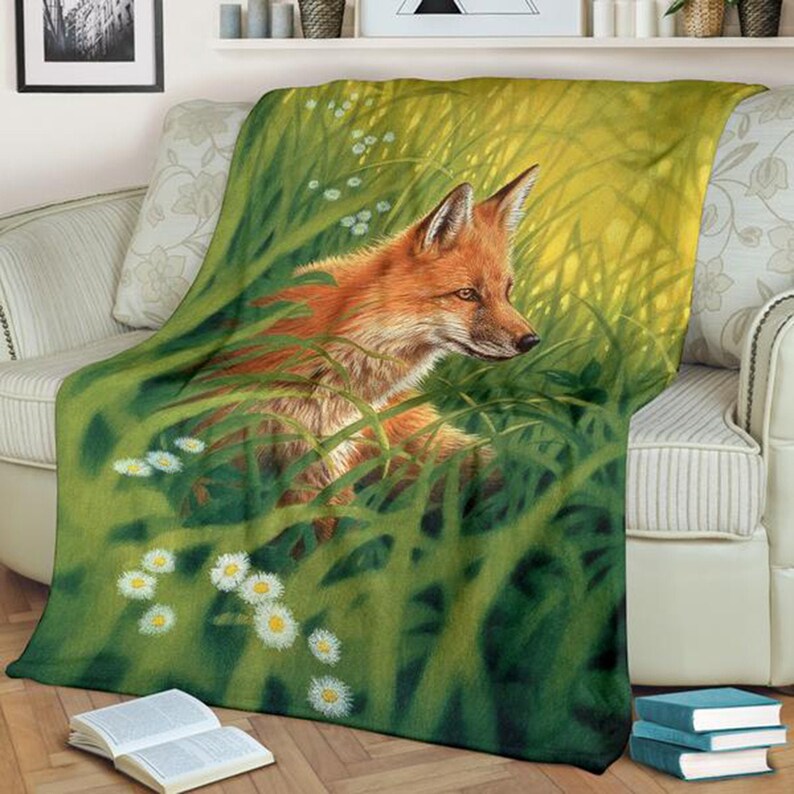 fox picnic blanket