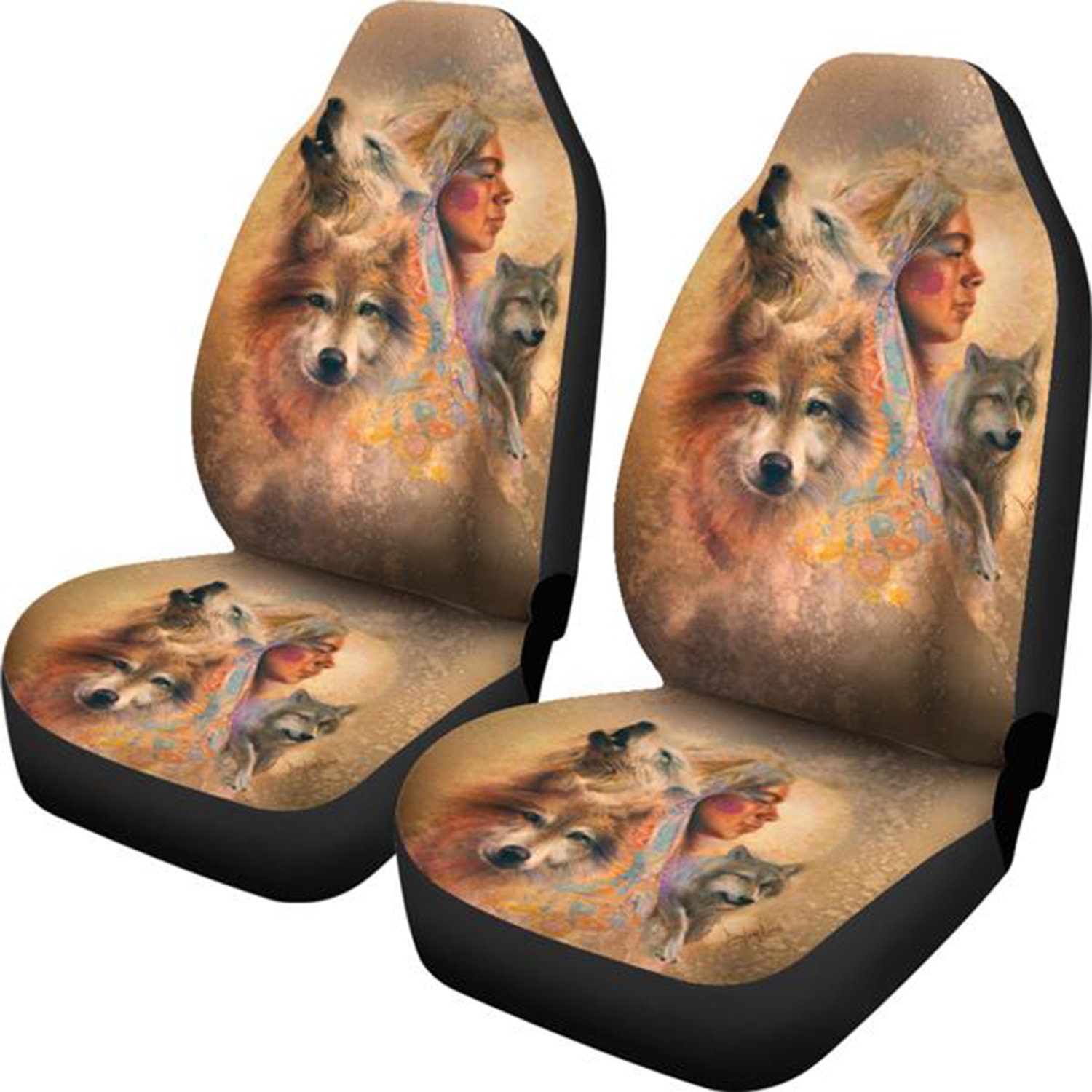 Wolf Car Seat Covers. These Front Seat Covers Are A Great Etsy