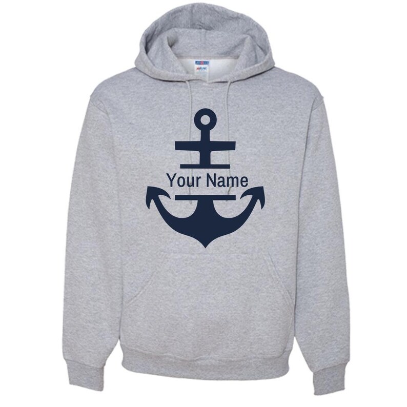 Nautical Anchor Hoodie. Etsy