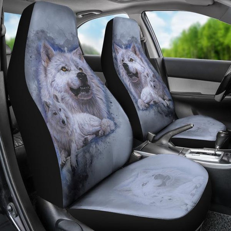 Wolf Car Seat Covers. Great gift idea for any wolf lover Etsy